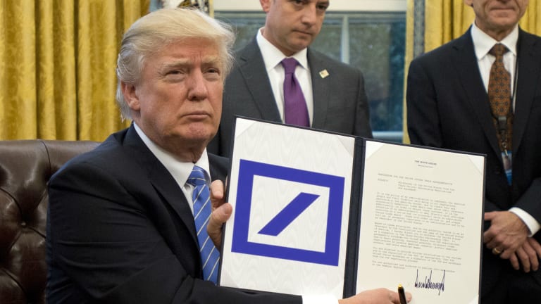 Image result for Trump and Deutsche Bank