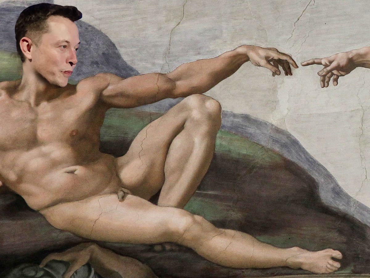 Elon musk naked