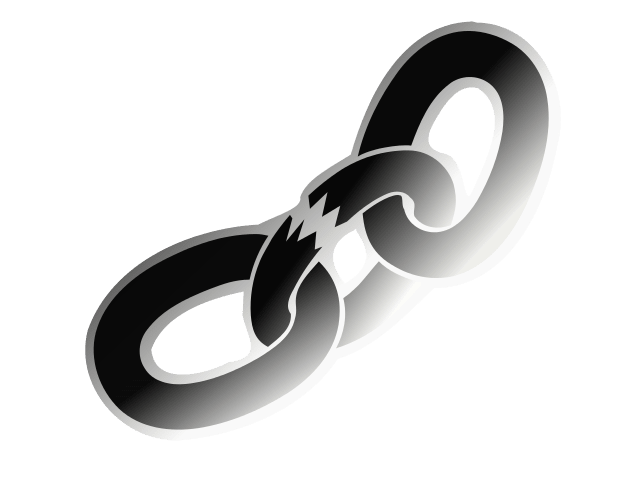 The blockchain frays. By clker.com users (http://www.clker.com/clipart-chain-1.html) [Copyrighted free use], via Wikimedia Commons