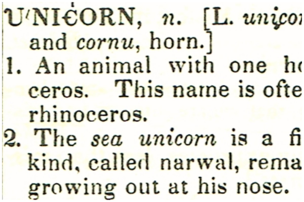Unicorn dictionary