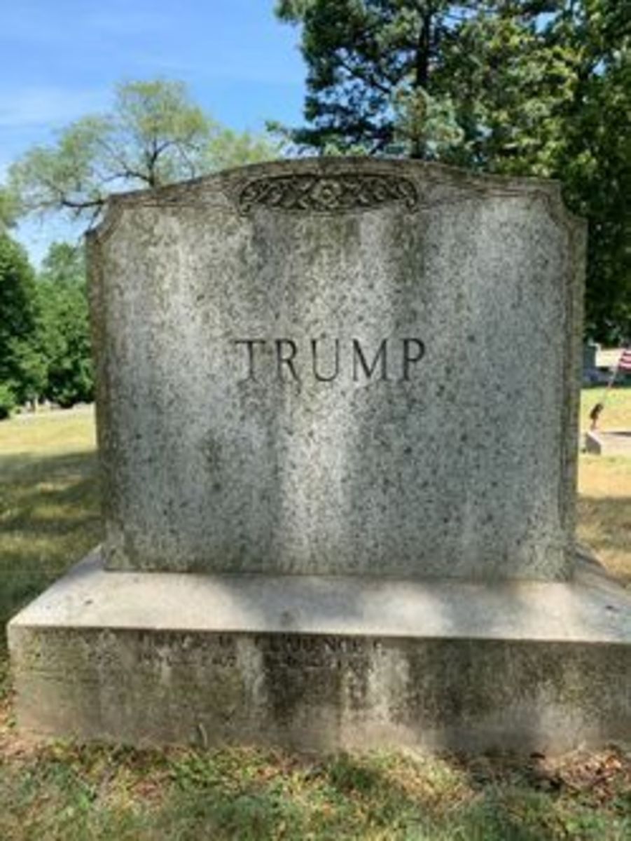 Ivana Trump Is Not Buried At A Golf Course For Tax Avoidance Reasons   Trump Grave 